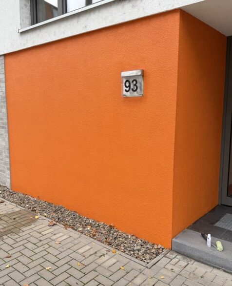 Saubere Fassade nach erfolgreicher Fassaden Reinigung