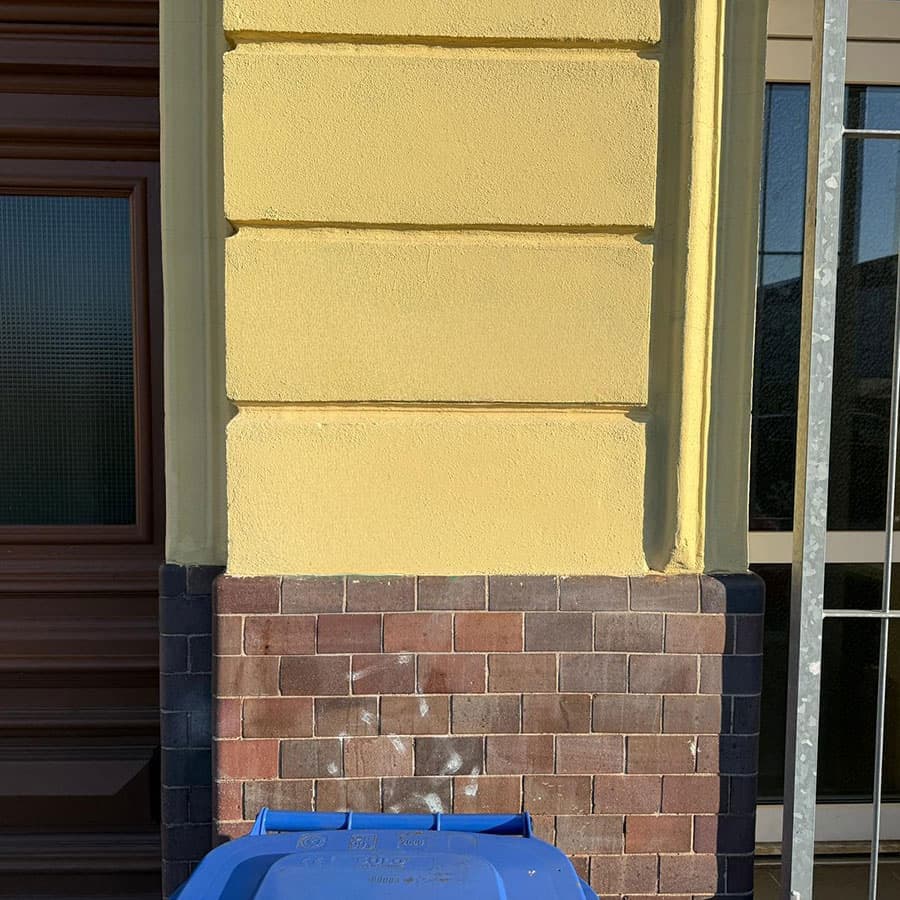 Nachher Bild einer erfolgreichen Graffiti Entfernung